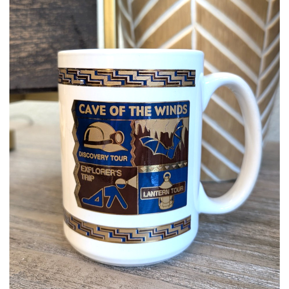 Vintage Cave Of The Winds Mug 1999 Manitou Springs Colorado Souvenir Coffee Cup
